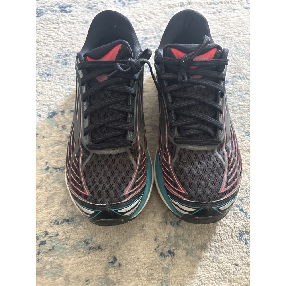BROOKS Transcend 4 GuideRails Black with Multi-Colors Athletic Women's Sz 10